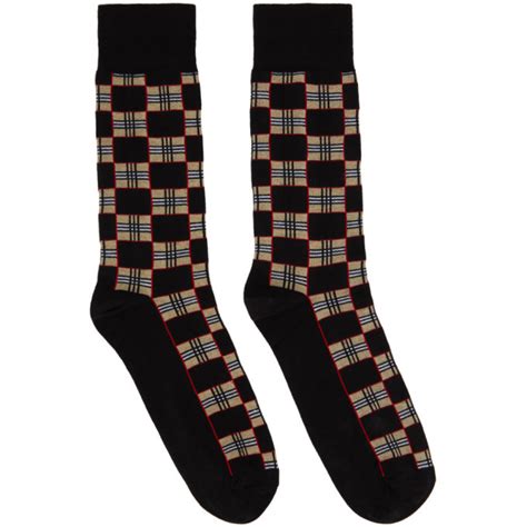 burberry socks black|Burberry luxury socks.